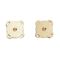 Metalen magnetische sluiting - 2 stuks - goudkleurig