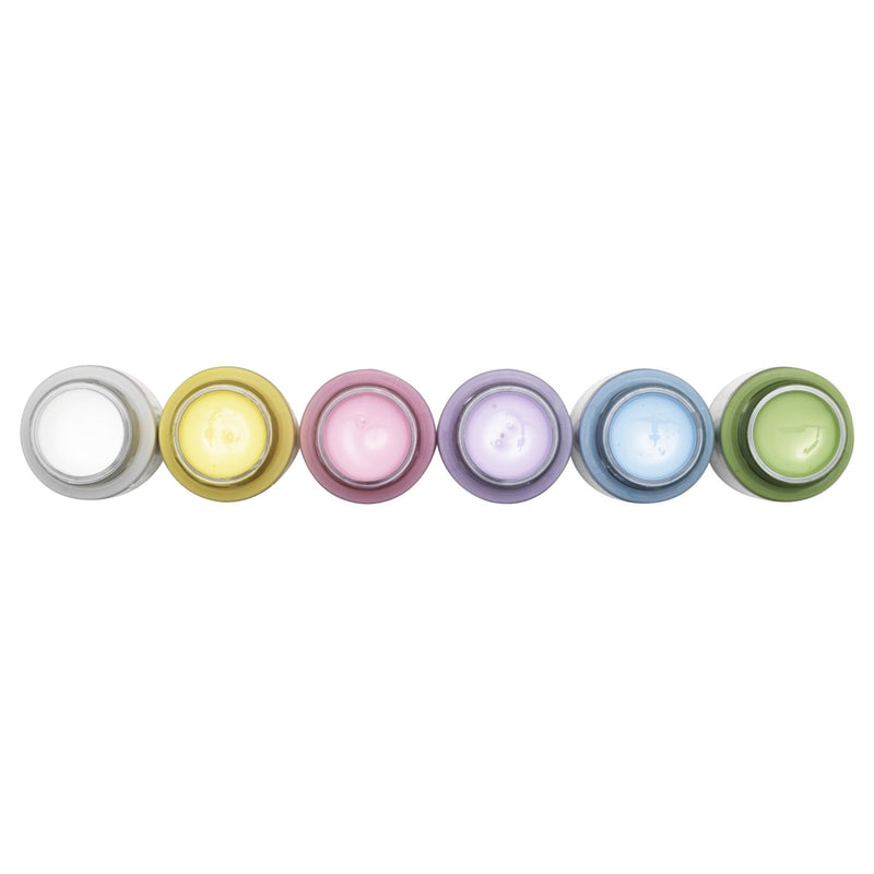 Textielverf set - lichte stoffen - 6x 50 ml - pastel