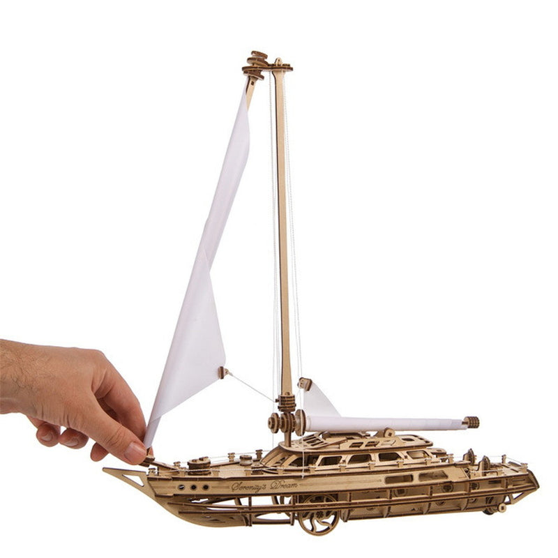 Ugears houten 3D puzzel - Serinity's Dream Boat