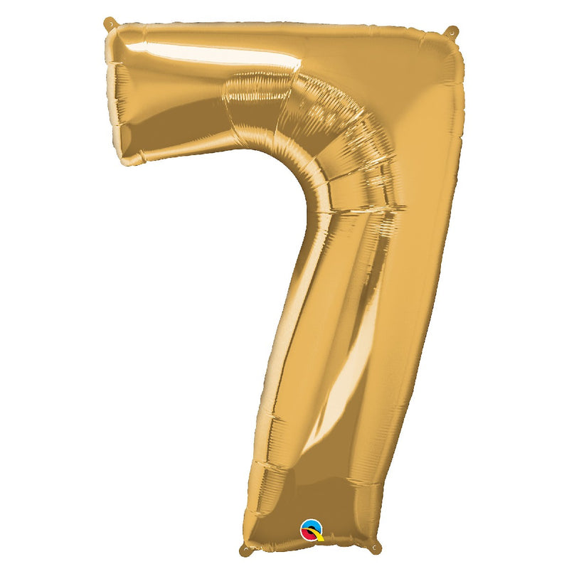 cijferballon goud 66 cm - 7