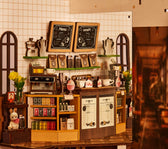 Robotime houten 3D puzzel - book nook - Holiday Café