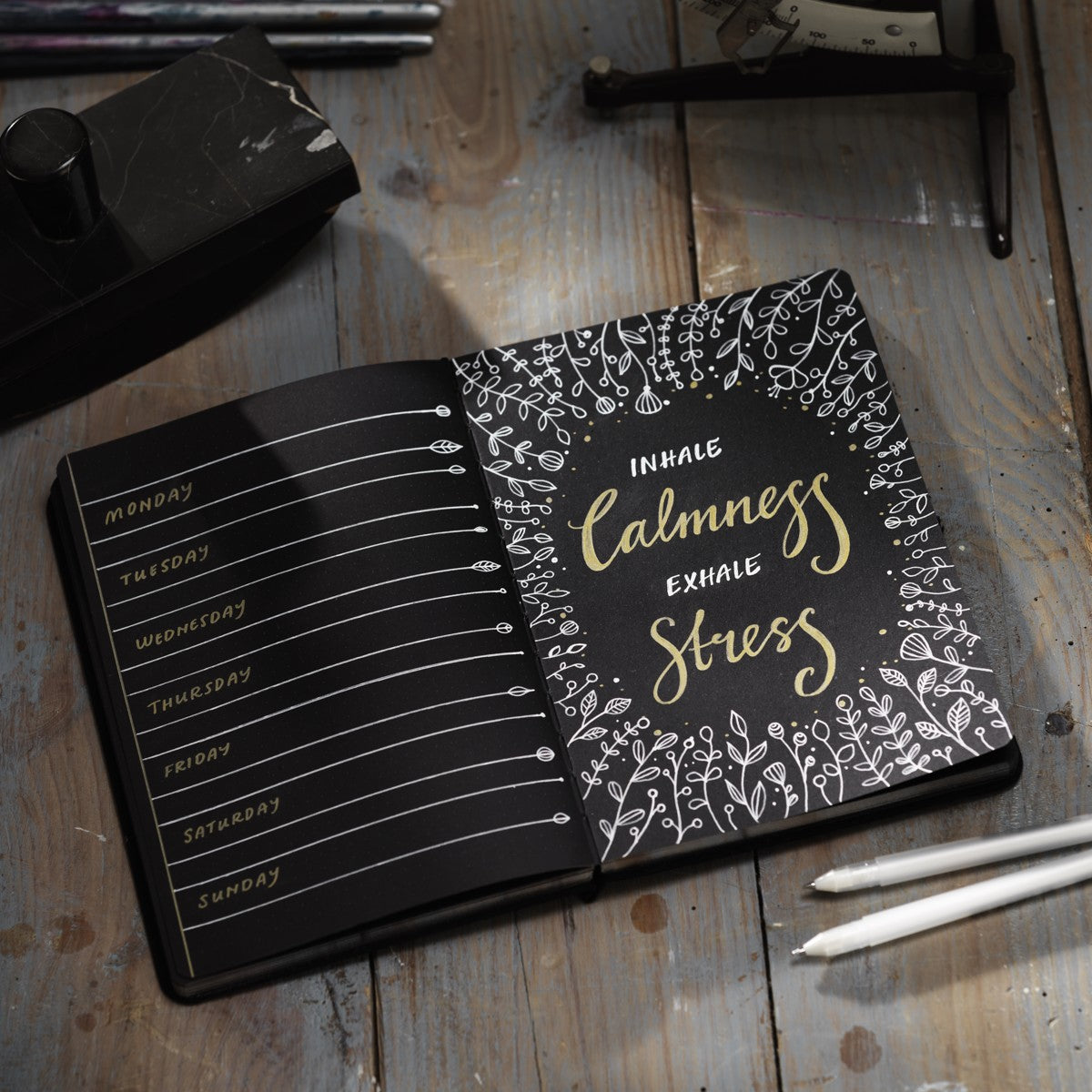 Bullet journal zwart