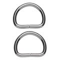 D-ring metaal - 30 mm - zilverkleurig