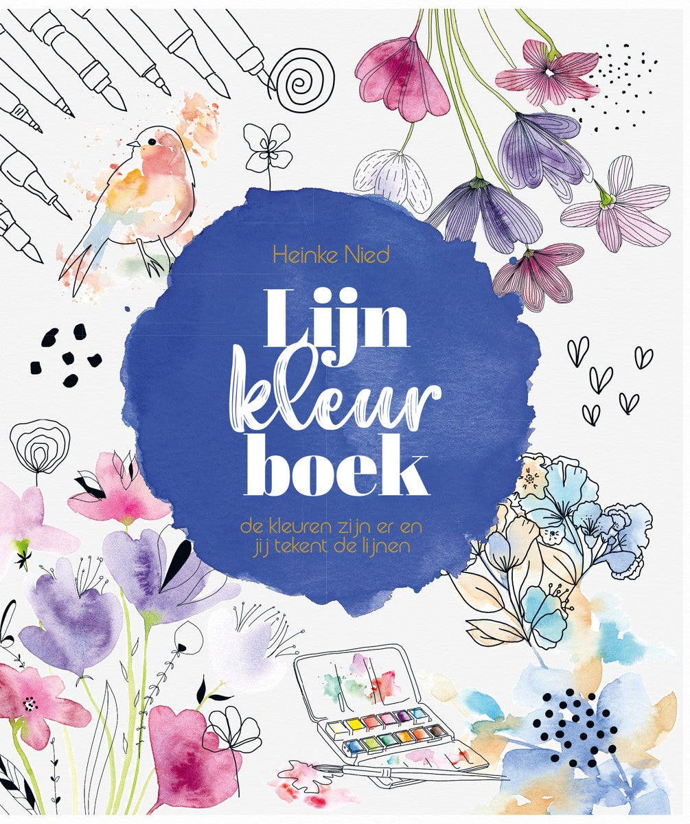 Tekenboek - Lijnkleurboek