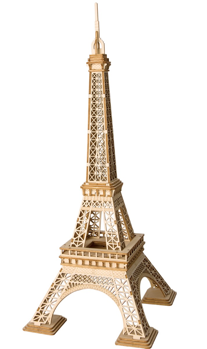 Robotime houten 3D puzzel - Eiffel Tower