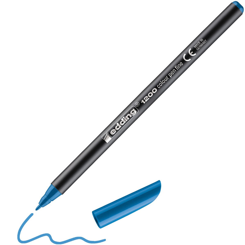 edding 1200 colour pen - 1 mm - lichtblauw