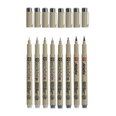 Sakura Pigma Micron set - 8 stuks - licht koelgrijs & koelgrijs