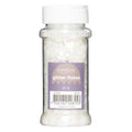 Glittervlokken - gerecycled  - 25 gram - wit iriserend