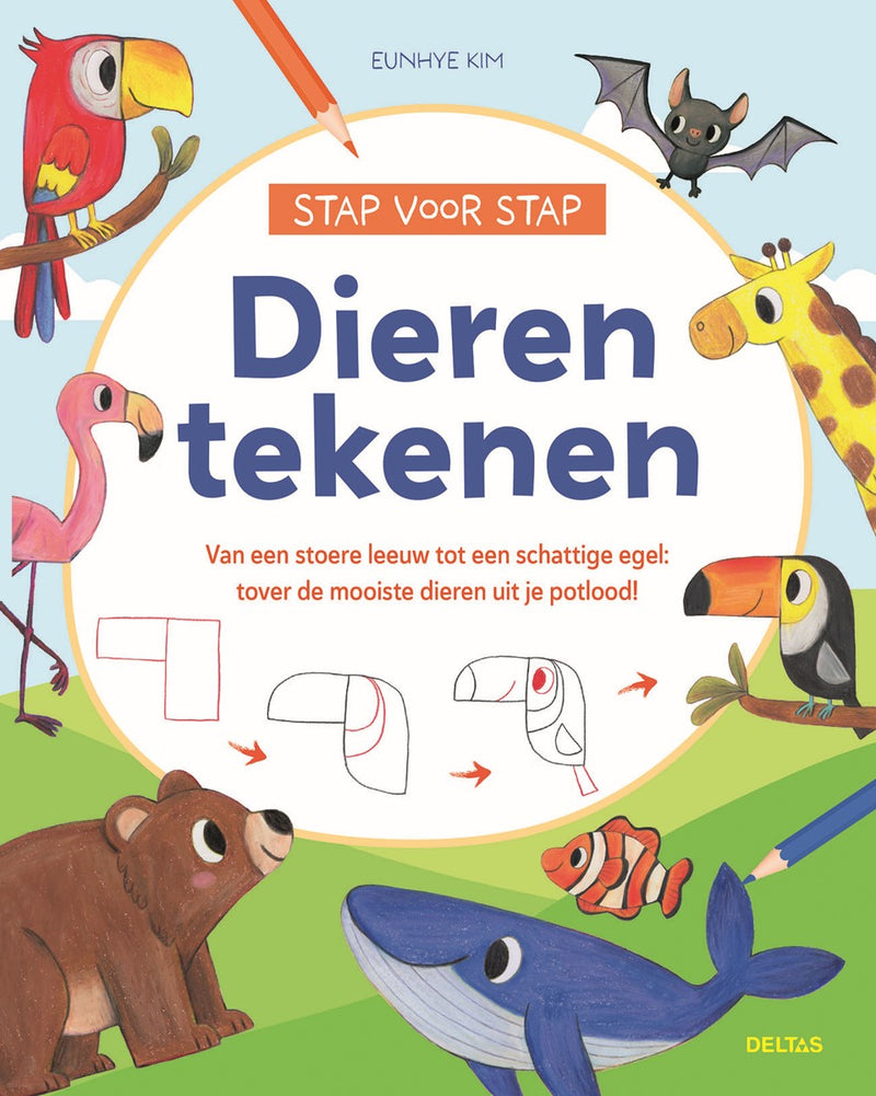 Boek - Stap voor stap dieren tekenen
