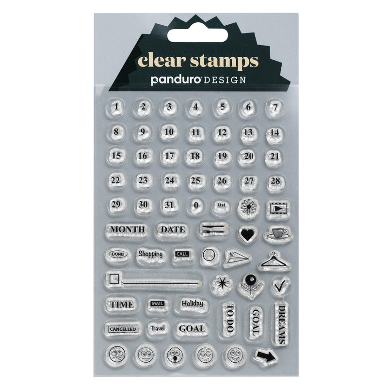 Clear stamp - A6 planner
