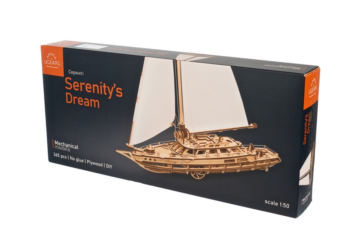 Ugears houten 3D puzzel - Serinity's Dream Boat