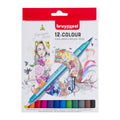 Bruynzeel Creatives - fineliners/brushpens - 12 stuks