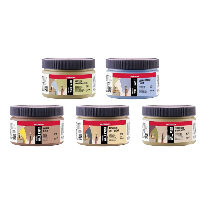 Amsterdam Creative Wall Paint - 5x 250 ml - soft touch