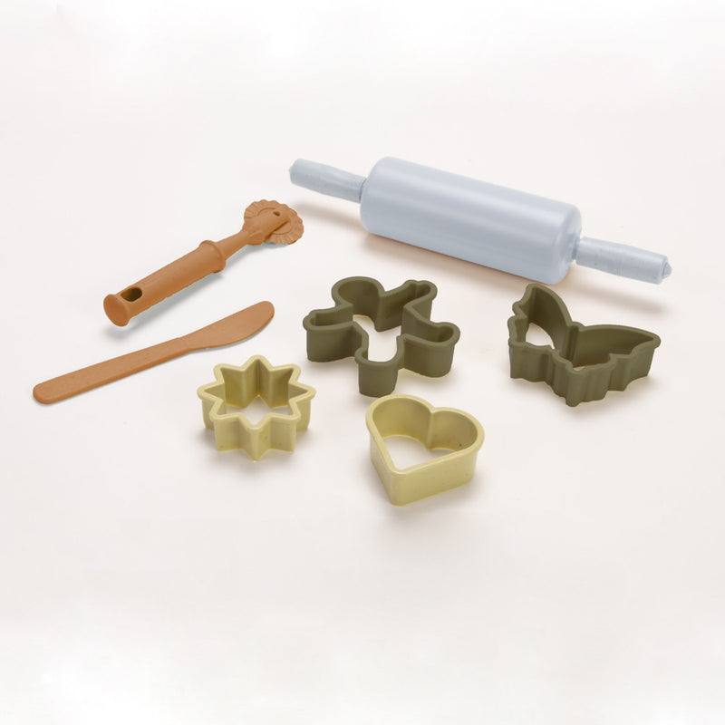 klei tool set van bio plastic
