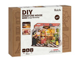 Robotime miniatuur DIY kit - Garage Workshop