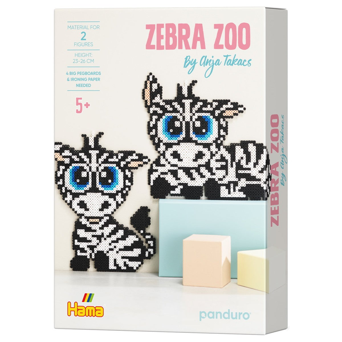 Hama Midi - strijkkralen set - 6000 stuks - zebra zoo