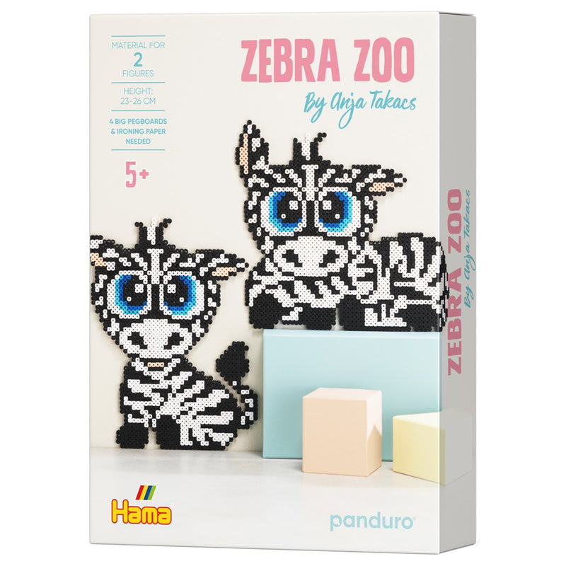 Hama Midi - strijkkralen set - 6000 stuks - zebra zoo