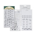 stickers 16 vellen - bruiloft zilver