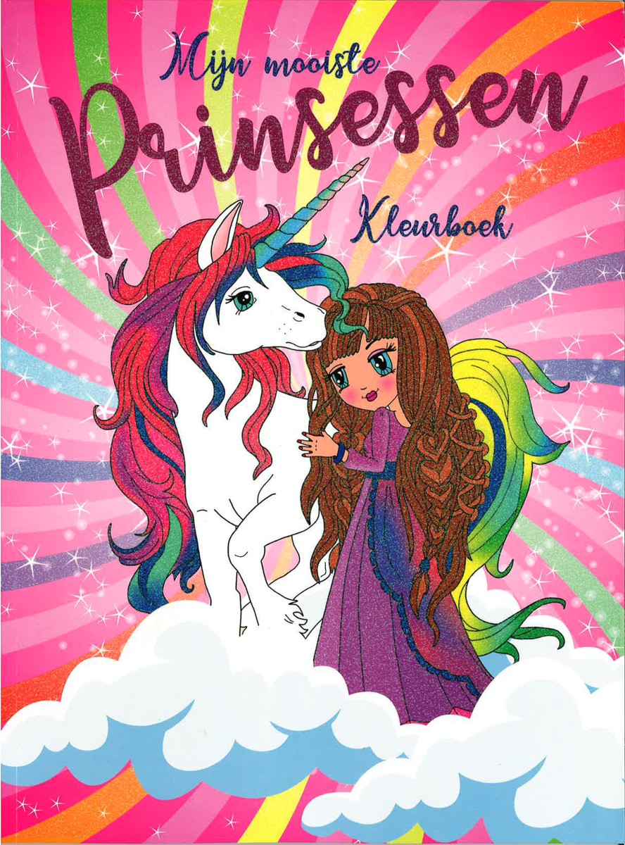 Kleurboek - Mijn mooiste prinsessenkleurboek
