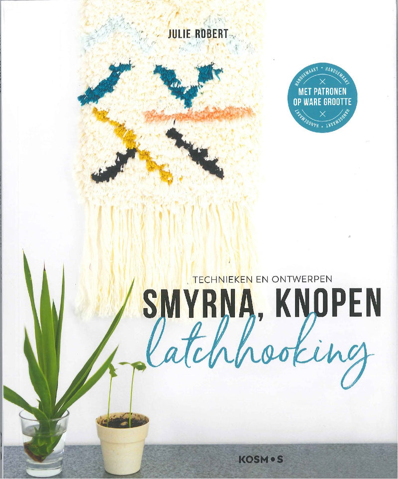 Boek Smyrna, knopen, latchhooking.