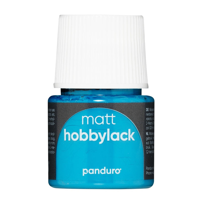 Hobbylak mat - 45 ml - caribisch blauw