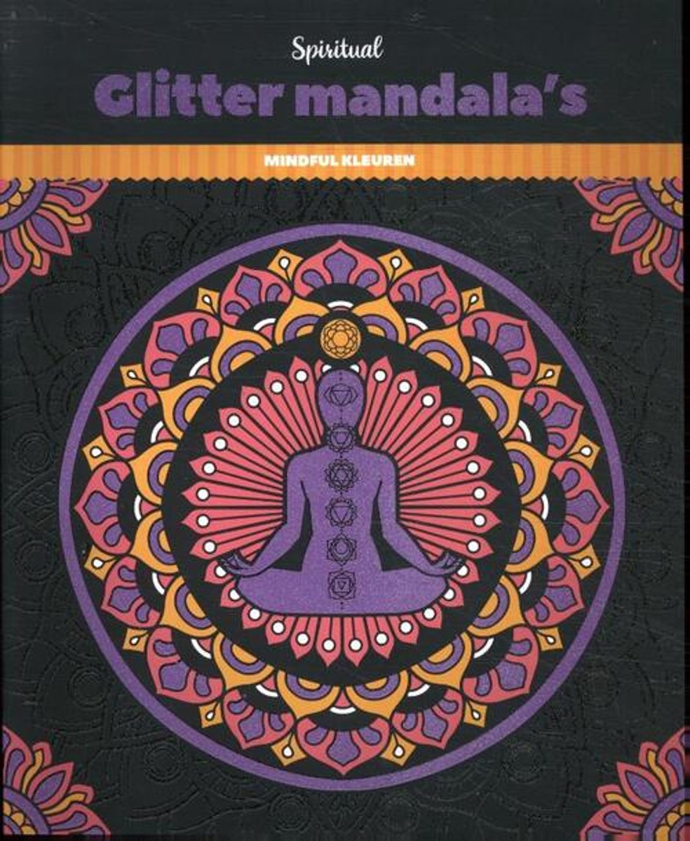 Kleurboek - glitter - Mandala Spiritual