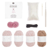 Ricorumi haakpakket Baby Blankies - varkentje
