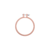 Borduurring kunststof - 10,1 cm - roze