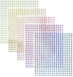 Strass stickers - big pack - 2400 stuks