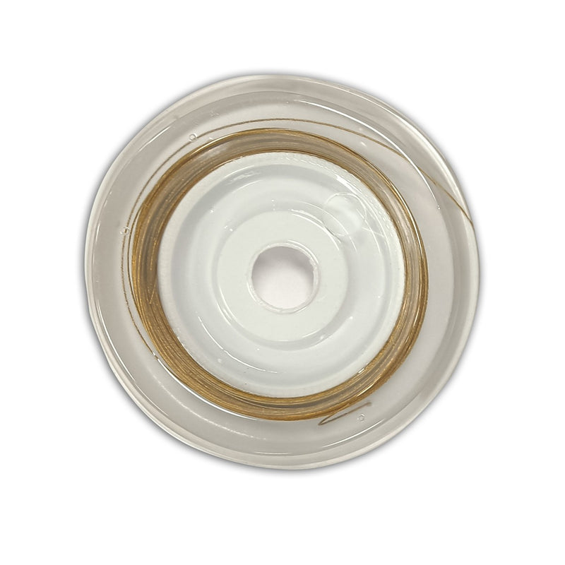 Metaaldraad met coating - 0,45 mm - 10 meter - goudkleurig