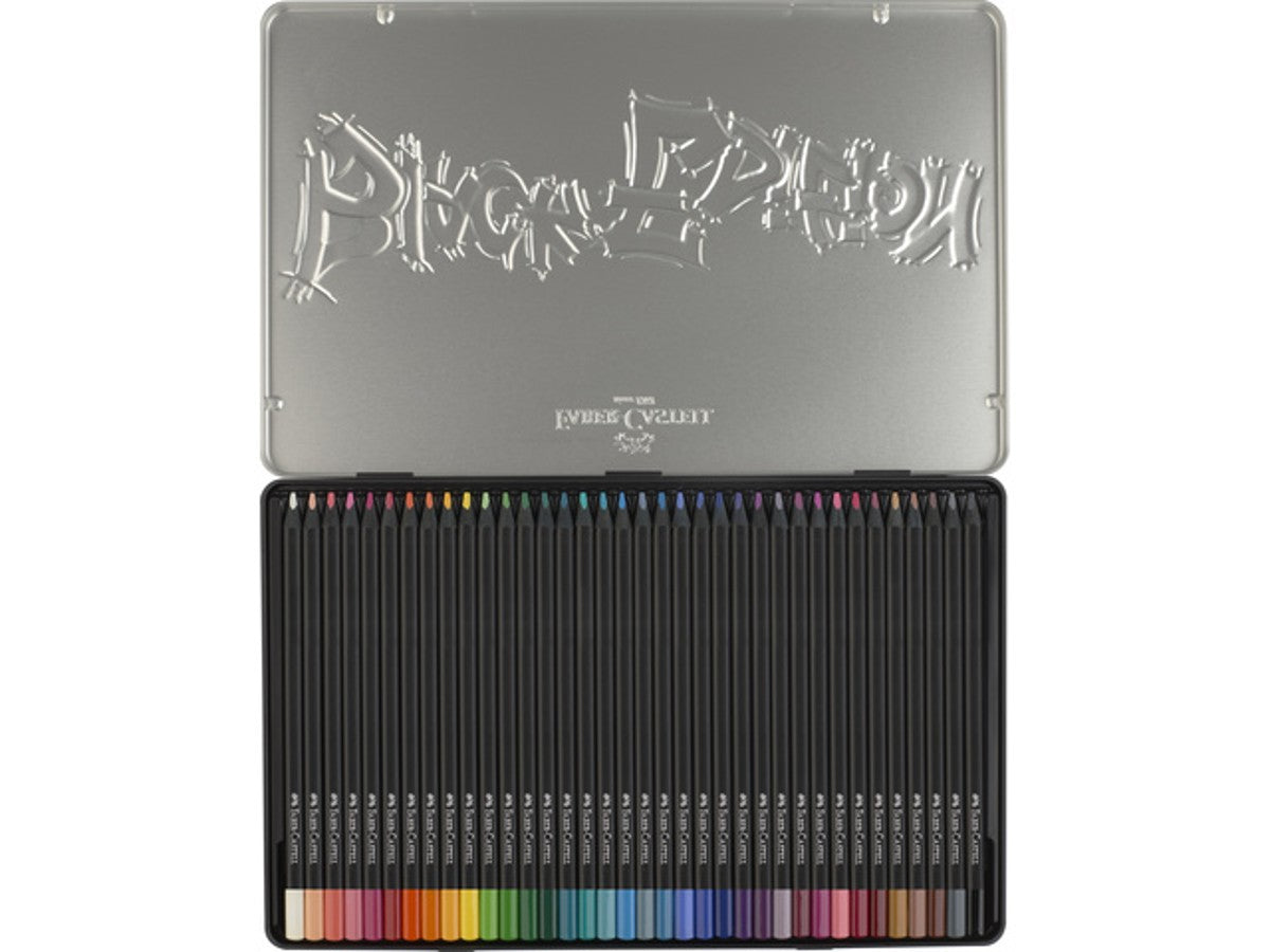 Faber-Castell Black Edition blik kleurpotloden - 36 stuks
