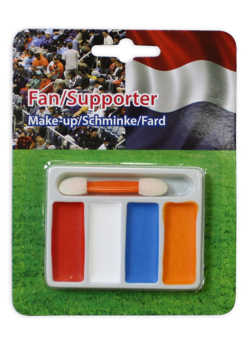 schmink rood/wit/blauw/oranje
