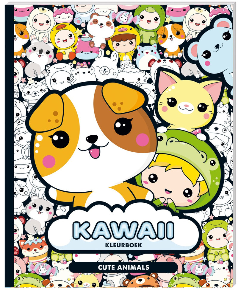 Kleurboek - Kawaii 'Cute Animals'