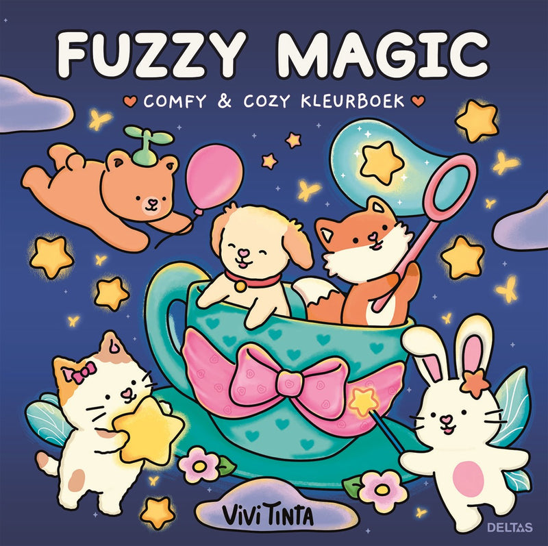 Kleurboek - Comfy & Cozy - Fuzzy Magic