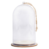 Kunststof stolp - 8x13 cm - met jute koord