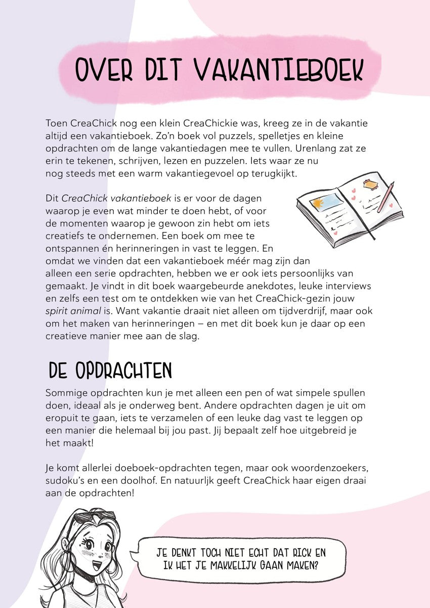 Boek - Het grote CreaChick vakantieboek