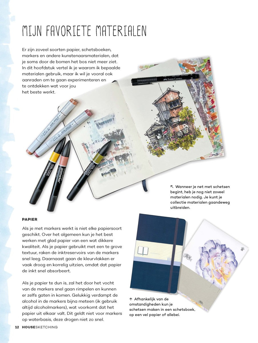Boek - House sketching