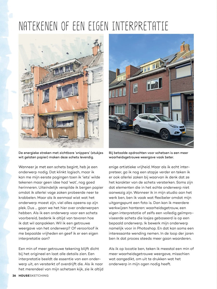 Boek - House sketching
