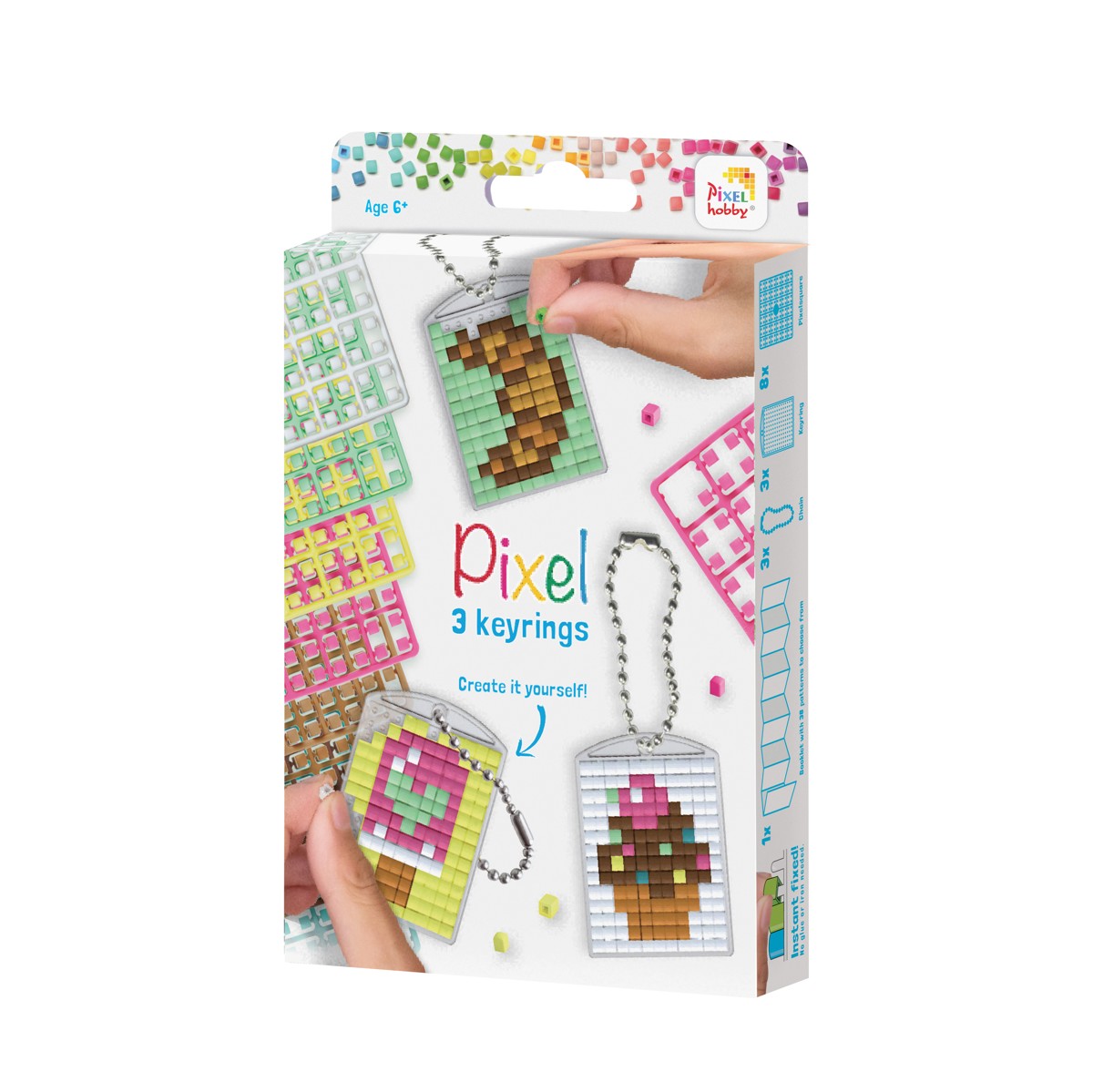 Pixelhobby medaillon set - zoetigheden