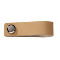 Leren labels - 55x15 mm - naturel