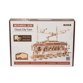 Robotime houten 3D puzzel - Classic City Tram