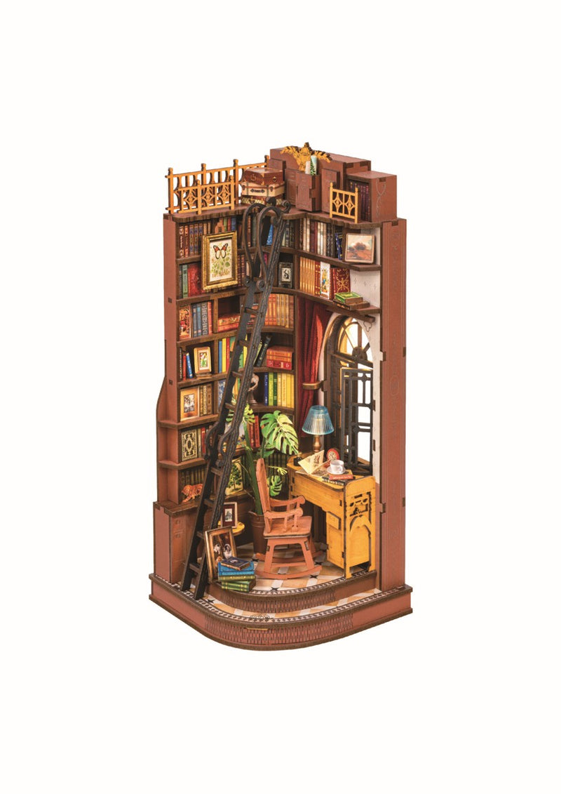 Robotime houten 3D puzzel - book nook - Silent Corner Study