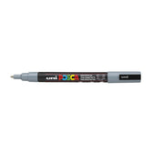 POSCA acrylmarker - fijn PC-3M - 0,9-1,3 mm - grijs