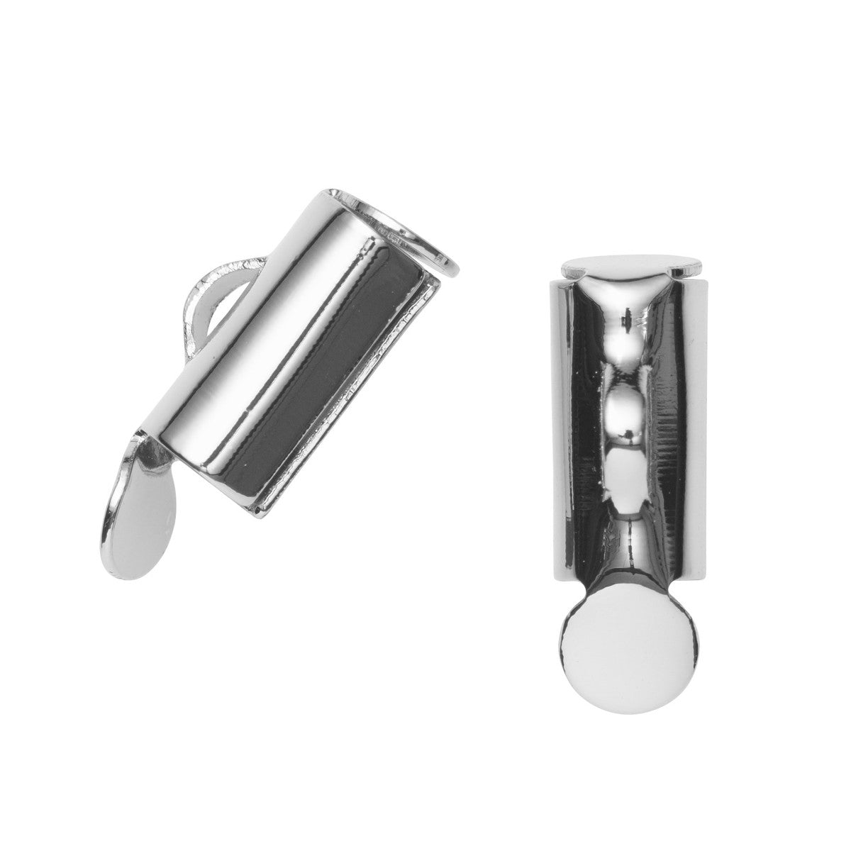 Eindkapje - 925 verzilverd - 10 mm - 2 stuks