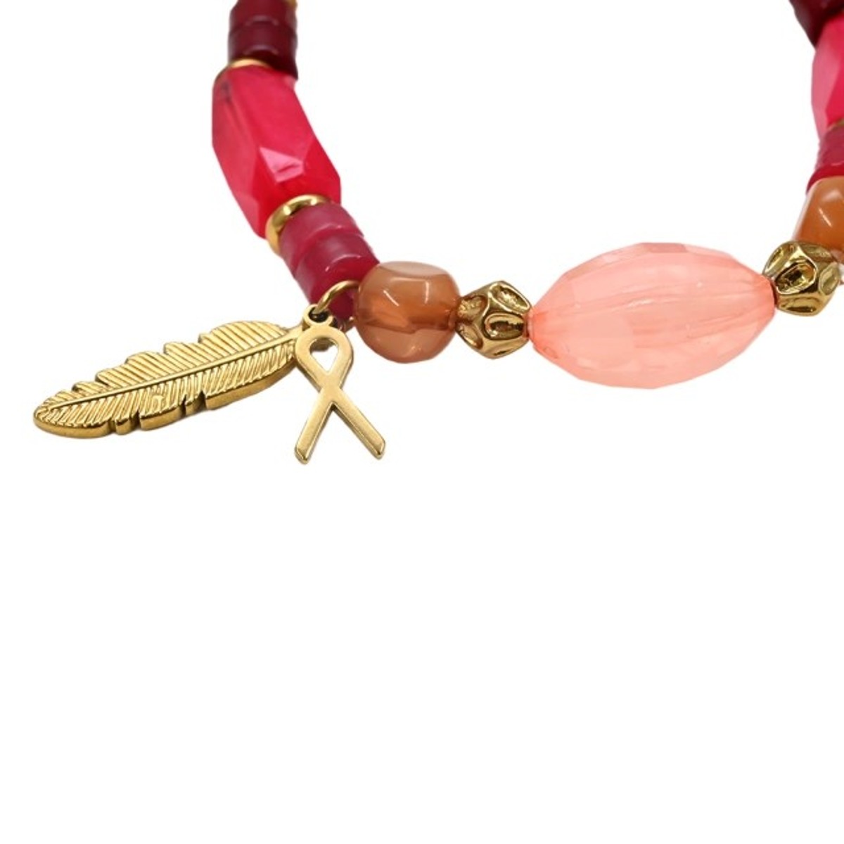 Pink Ribbon Armband - 2025