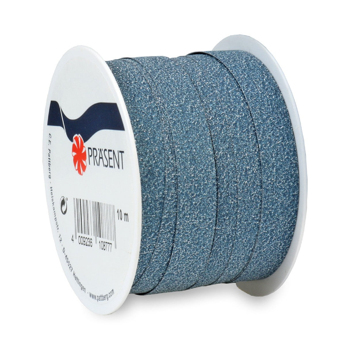 Cadeaulint - 10 meter - glitter blauw