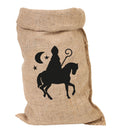 Jute zak - Sinterklaas op paard