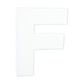 Décopatch - staande letter - 12 cm - F