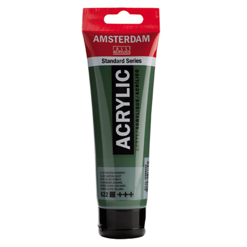 Amsterdam acrylverf - 120 ml - olijfgroen donker 622