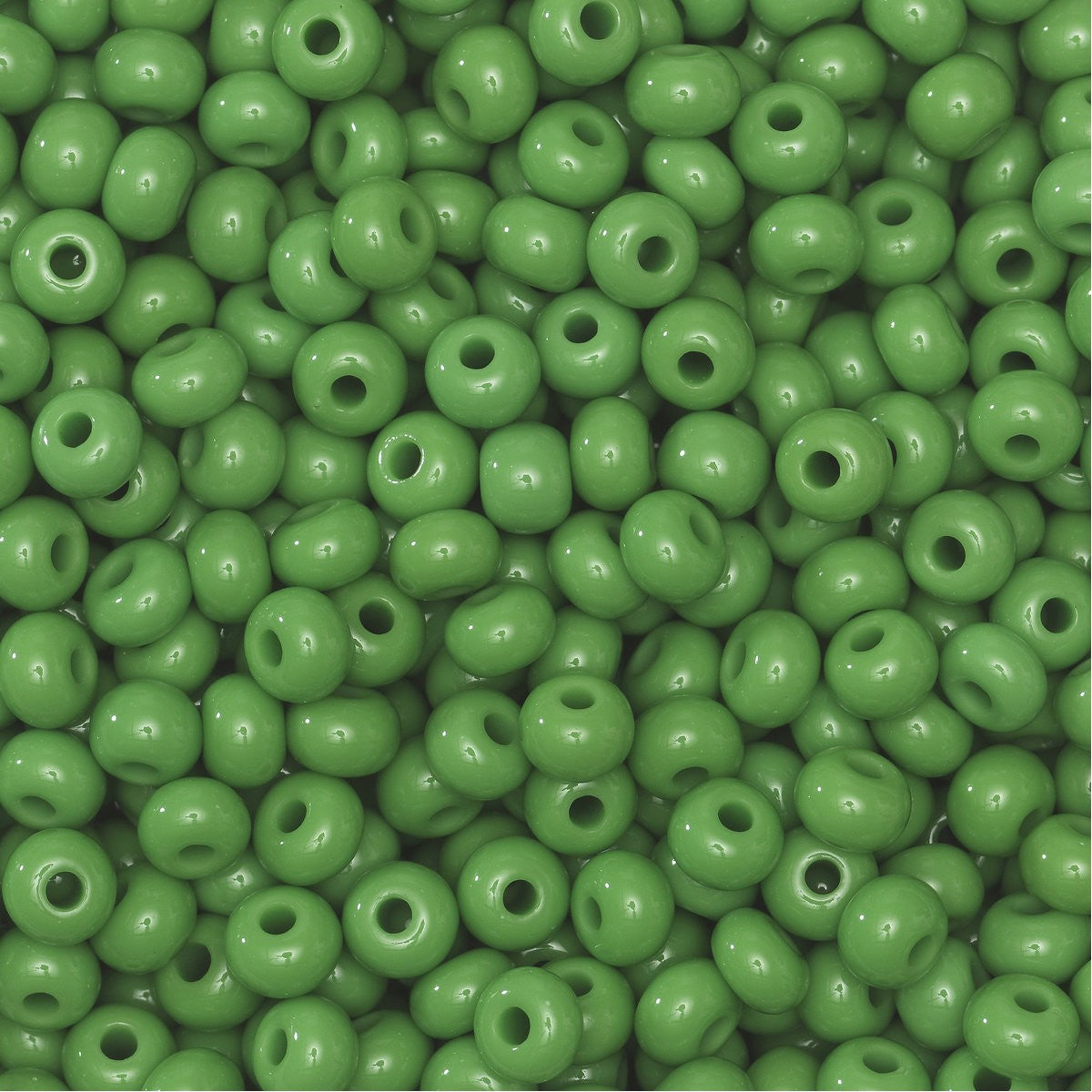 Rocailles - 6/0 - groen